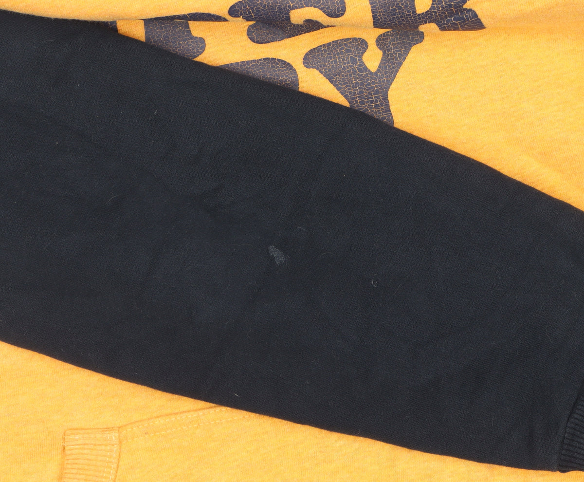 Superdry Men's Orange Black S Pullover Graphic Logo Hoodie