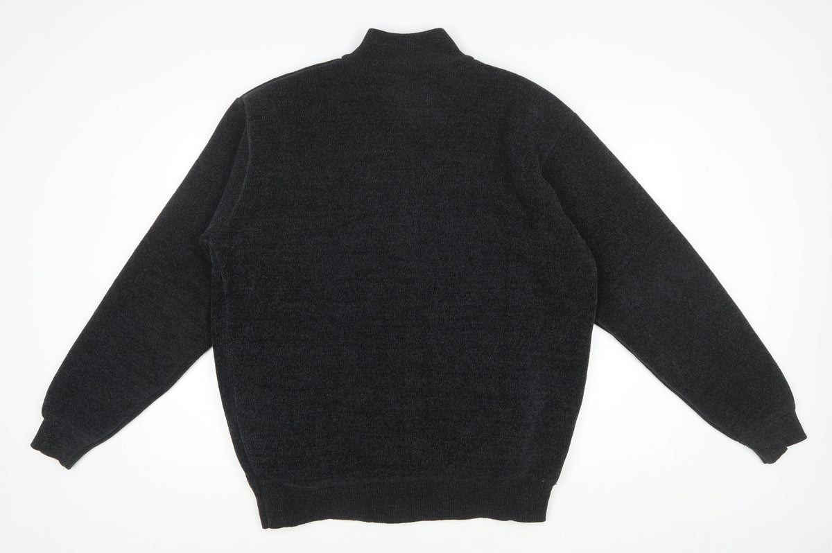 Charles Norton Men’s Black 2XL Fleece Full Zip Jacket