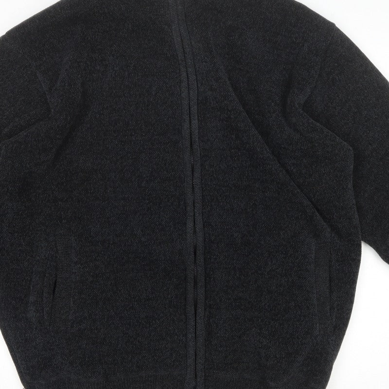 Charles Norton Men’s Black 2XL Fleece Full Zip Jacket