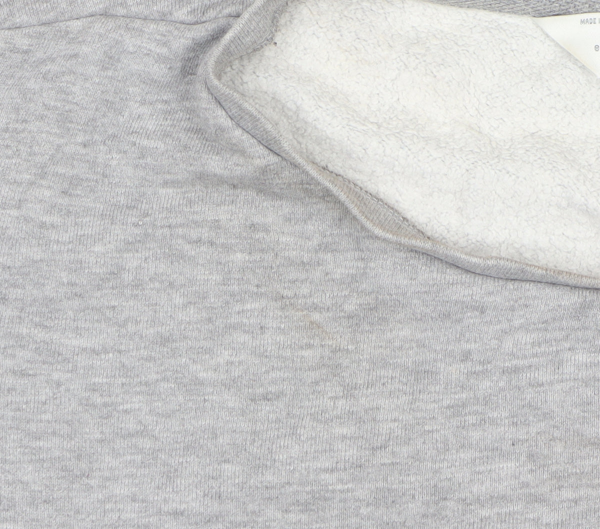 Lee Men’s Grey Logo Fleece Sweatshirt Regular Fit Size M