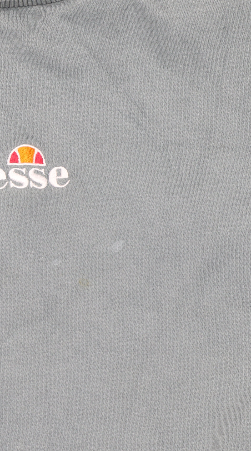 Ellesse Women’s Blue UK 8 Logo Embroidered Crew Neck Pullover Sweatshirt