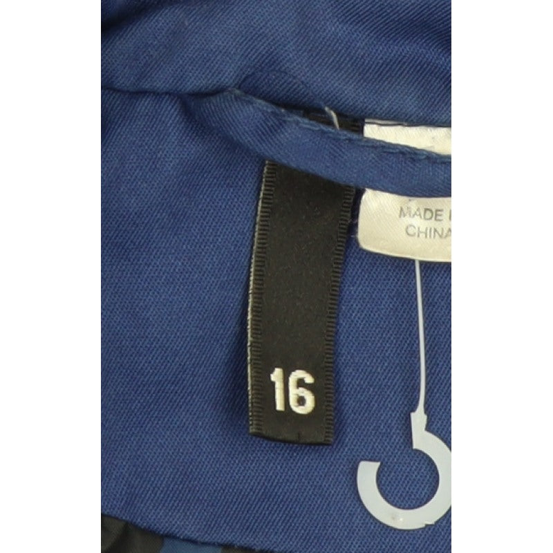 Divided by H&M Women’s Blue Size 16 Double Breasted Trench Coat