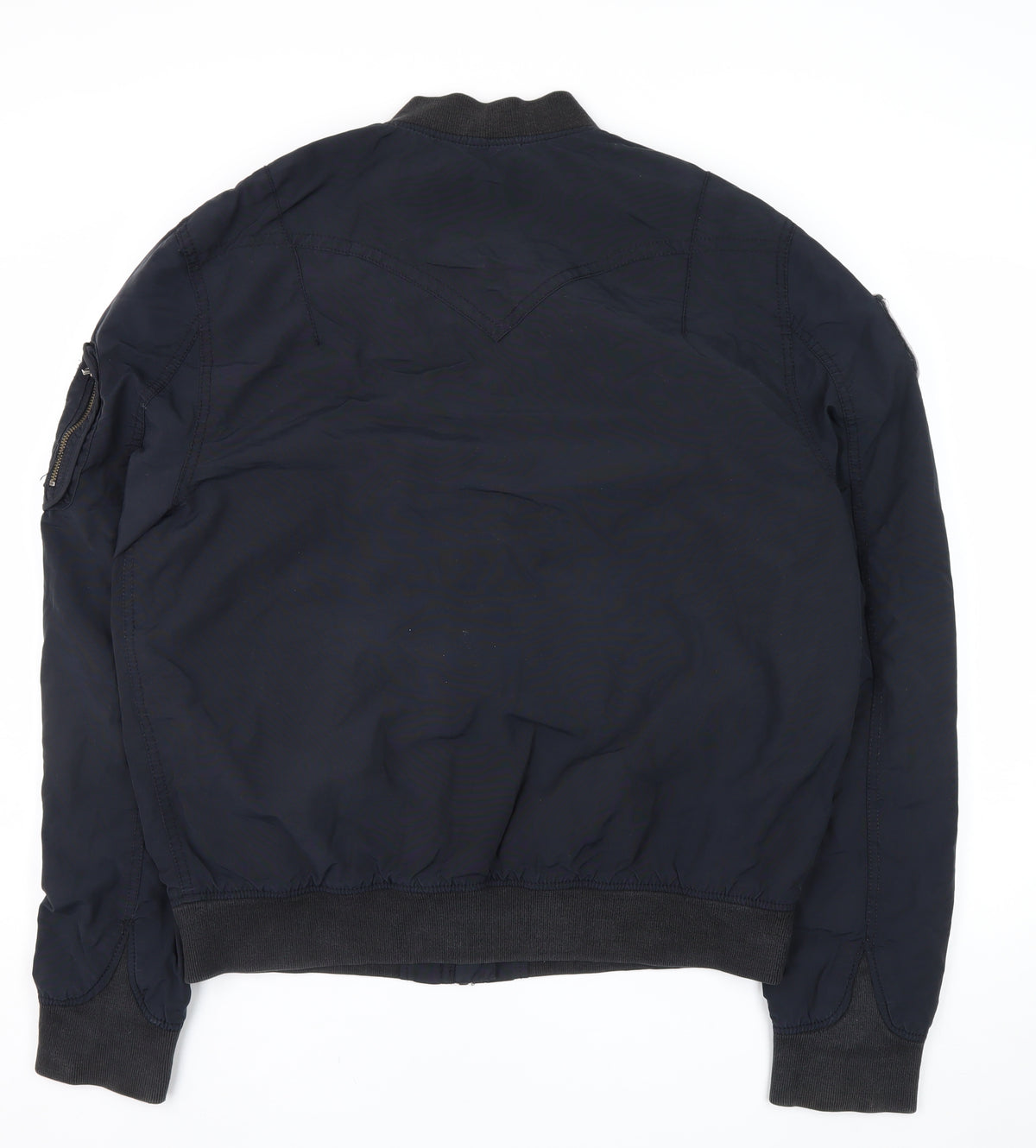 Levi Strauss & Co. Men's Navy XL Bomber Jacket Lined Zip Pockets