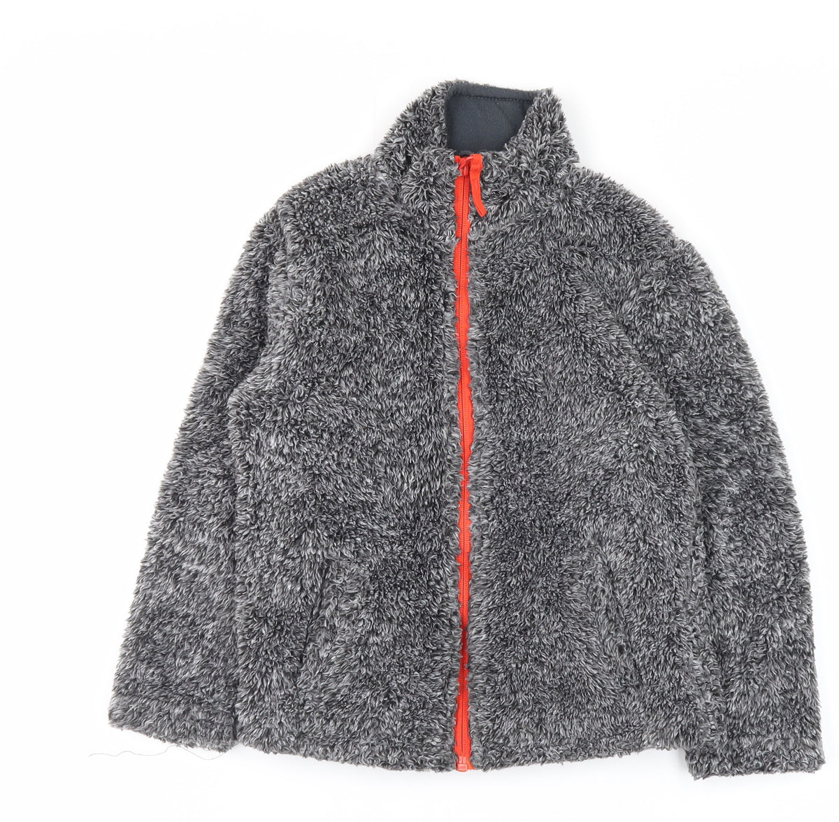 Mountain Warehouse Boys Grey Fleece Jacket 5-6 Years Full Zip Pockets