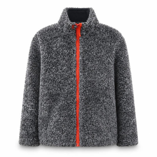 Mountain Warehouse Boys Grey Fleece Jacket 5-6 Years Full Zip Pockets