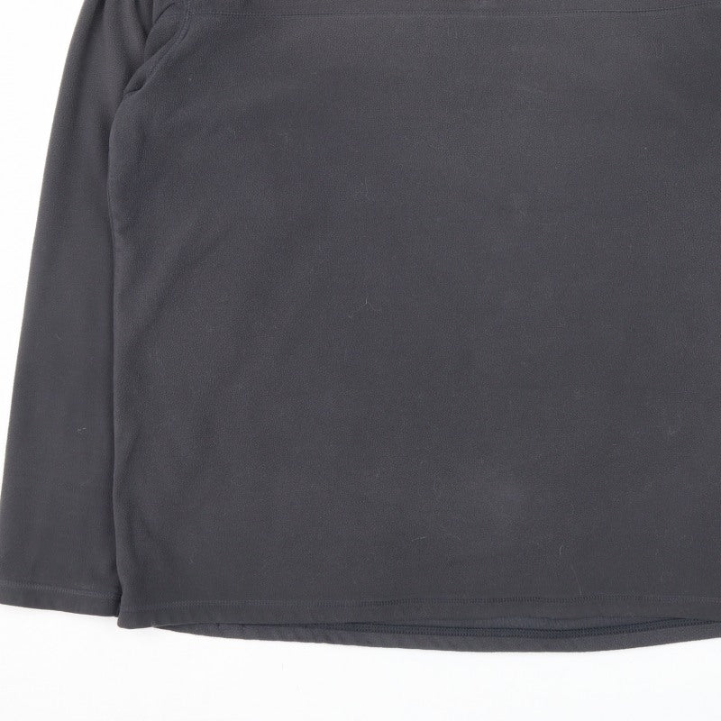 Rohan Men’s Black L 1/4 Zip Fleece Pullover Hiking Sweatshirt