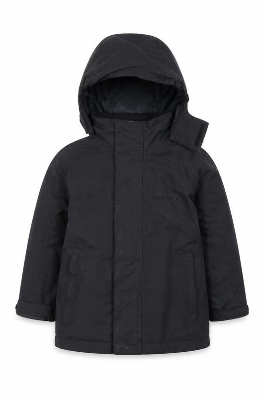 Peter Storm Boys Black 3-4 Years Ski Jacket Hooded Outdoor Coat
