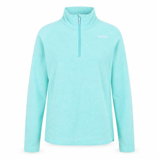 Regatta Women’s Aqua Green UK 12 1/4 Zip Outdoor Sweatshirt