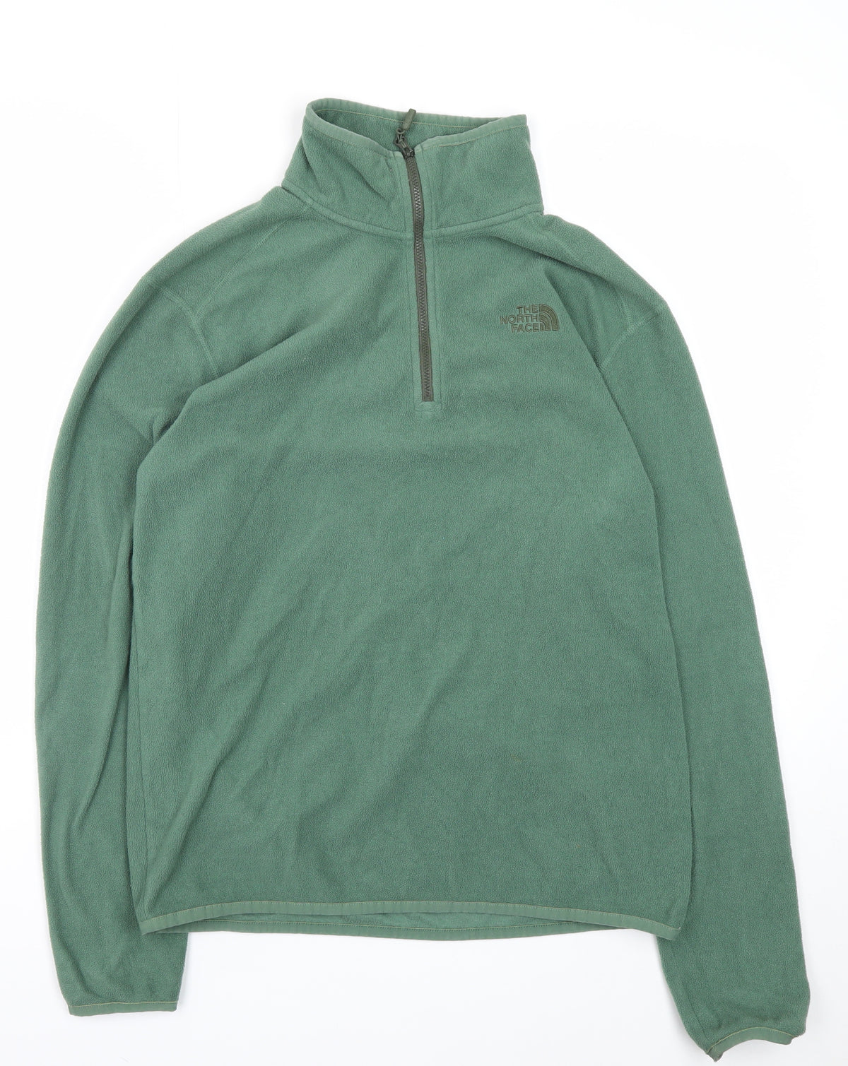 The North Face Men’s Green S 1/4 Zip Fleece Pullover Sweatshirt