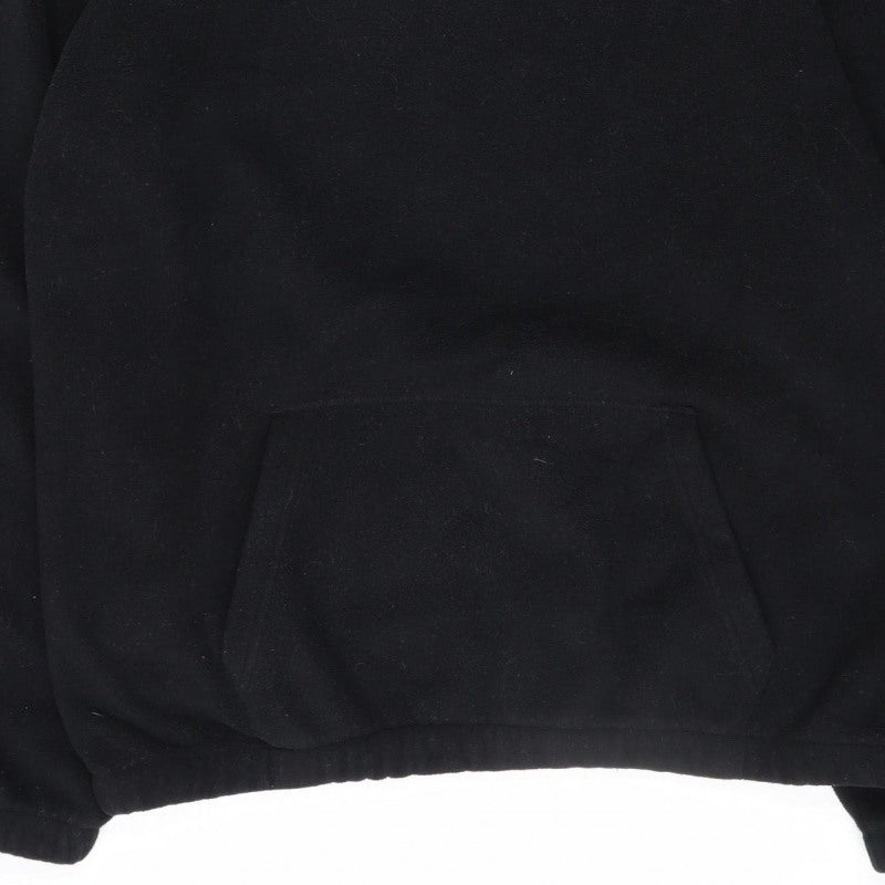 Ellesse Men’s Black XL Pullover Hoodie Logo Fleece Lined