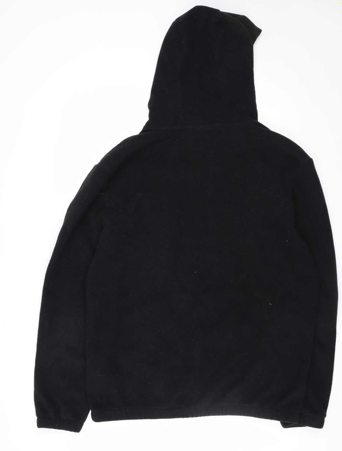 Ellesse Men’s Black XL Pullover Hoodie Logo Fleece Lined