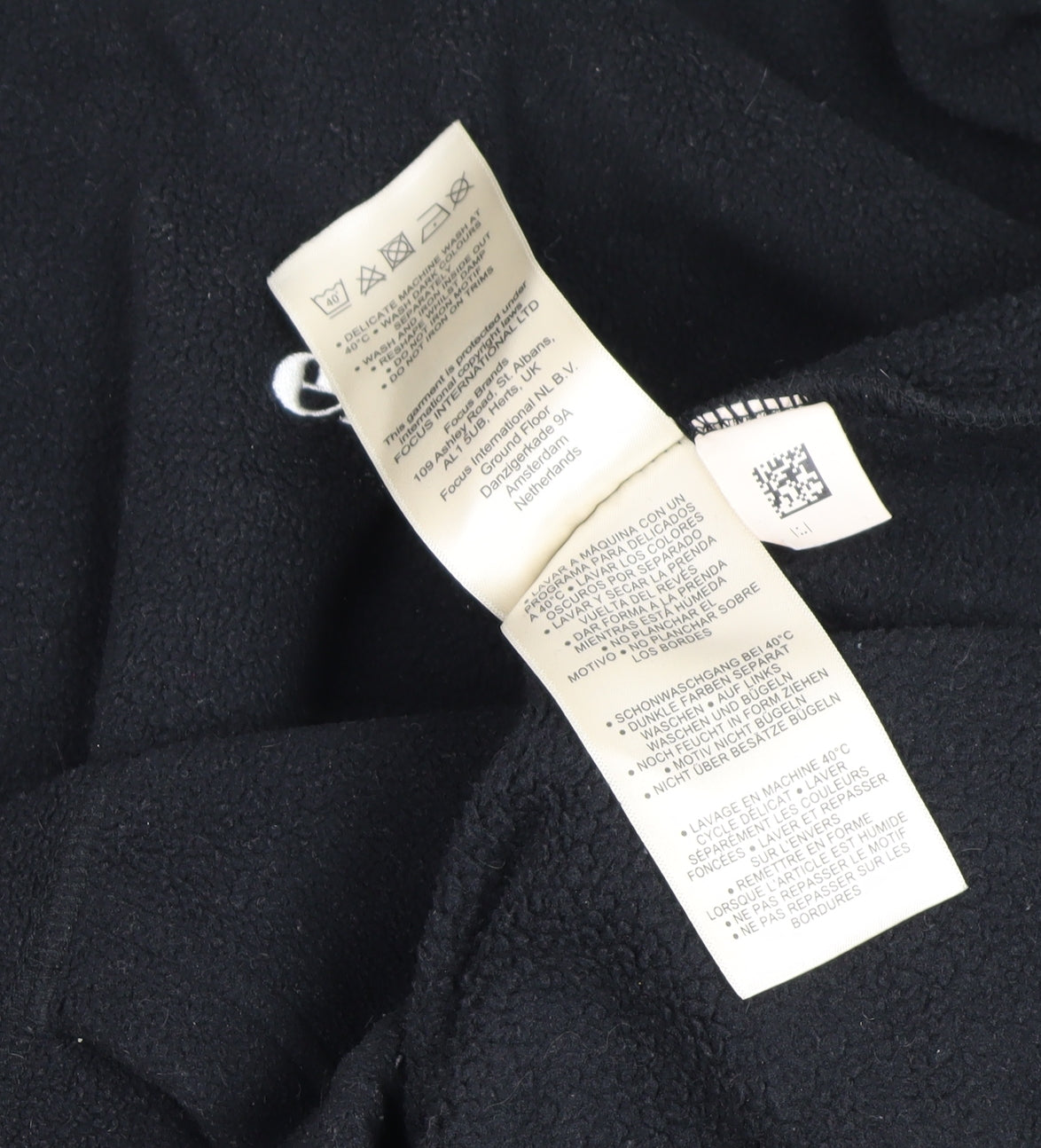 Ellesse Men’s Black XL Pullover Hoodie Logo Fleece Lined