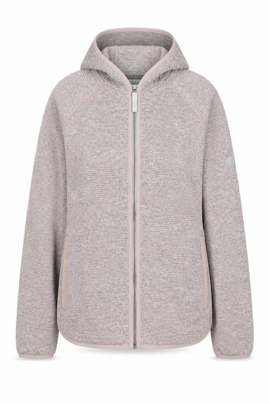 Craghoppers Women's Grey UK 14 Hooded Fleece Jacket Full Zip