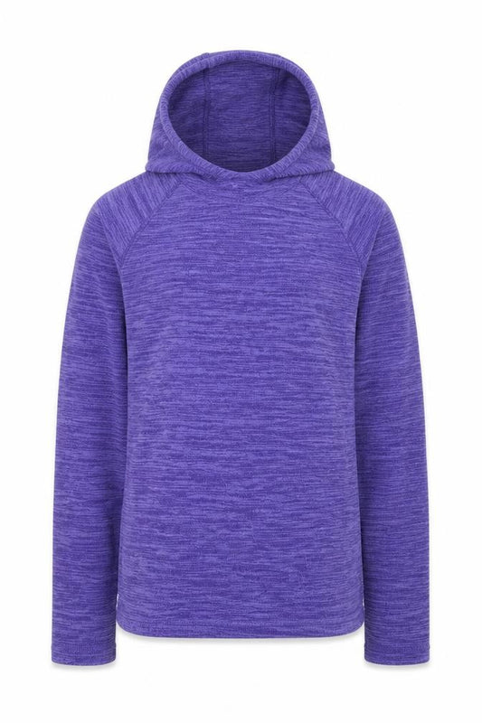 Mountain Warehouse Girls Purple 11-12 Years Hooded Fleece Zip Jacket