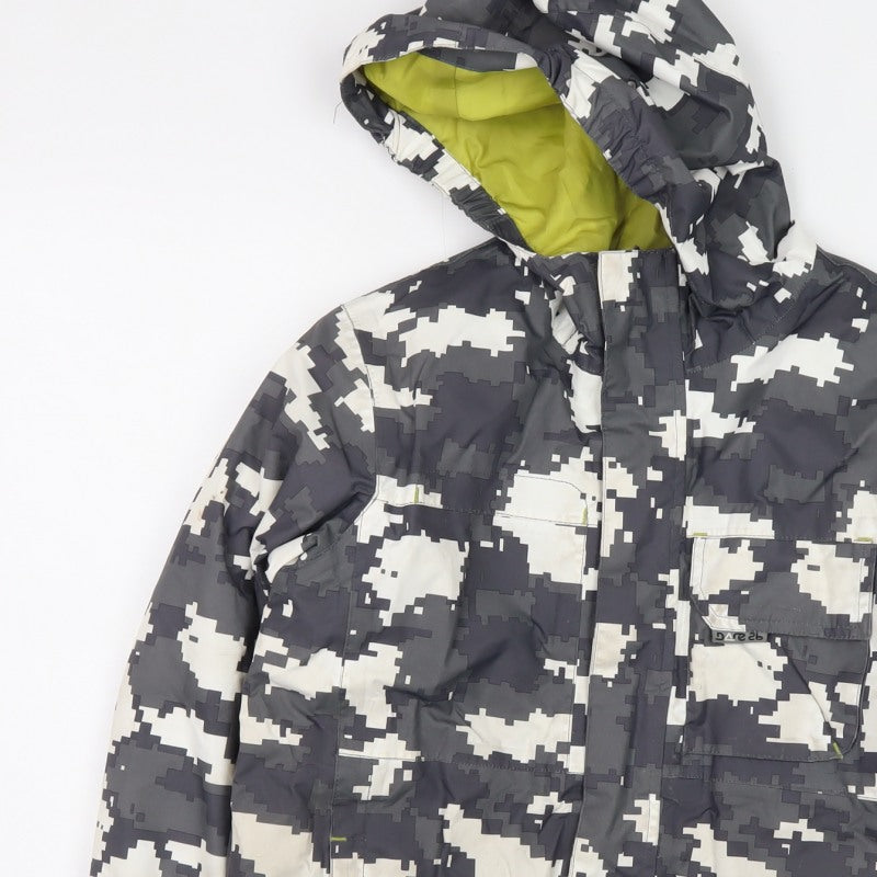 Dare 2b Boys Multicoloured 11-12 Years Ski Jacket Hooded Camo