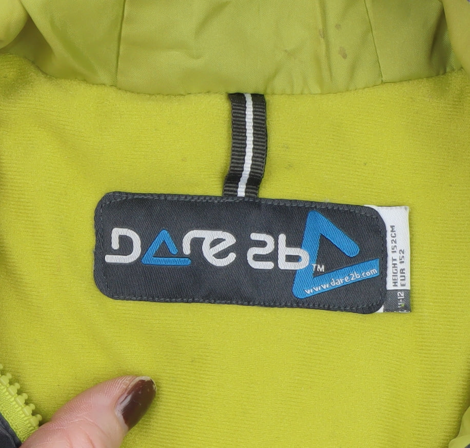 Dare 2b Boys Multicoloured 11-12 Years Ski Jacket Hooded Camo