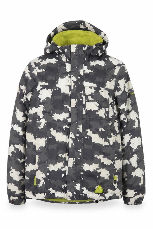 Dare 2b Boys Multicoloured 11-12 Years Ski Jacket Hooded Camo