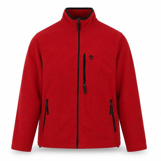 Timberland Men’s Red S Fleece Full Zip Outdoor Jacket