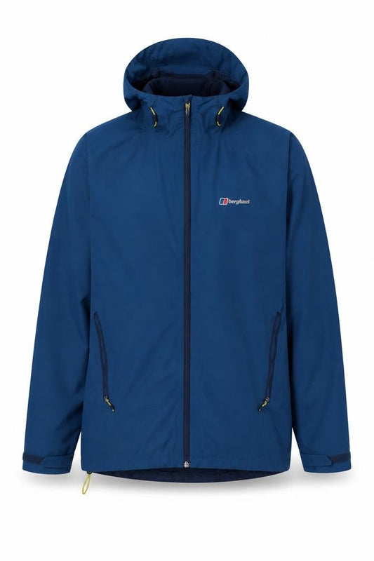 Berghaus Men’s Blue 2XL Hooded Windbreaker Outdoor Jacket