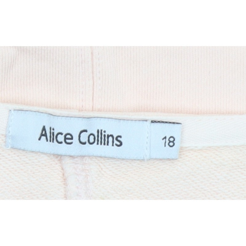 Alice Collins Women’s Pink Cotton Pocket Pullover Sweatshirt UK 18