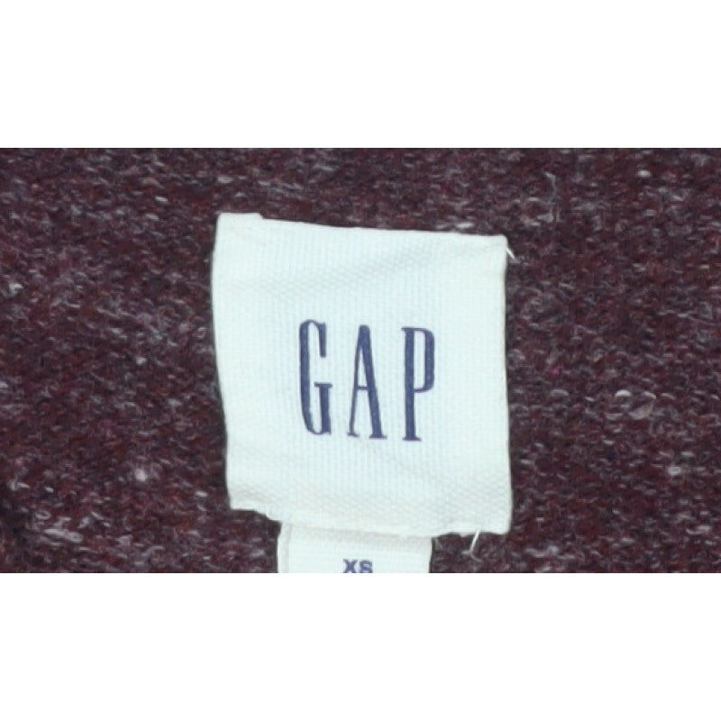 Gap Men’s Red Marl V-Neck Knit Pullover Jumper XS