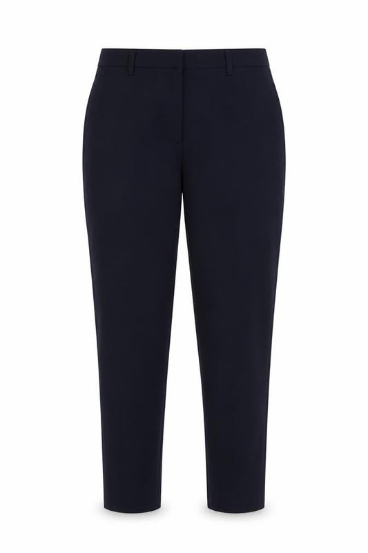 Marks and Spencer Women’s Navy Size 10 Short Tapered Smart Trousers