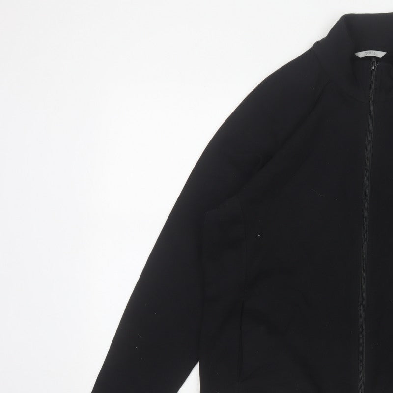 Marks and Spencer Women's Black UK 16 Basic Full Zip Stretch Jacket