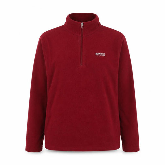 Regatta Women Red UK 10 1/4 Zip Fleece Pullover Sweatshirt