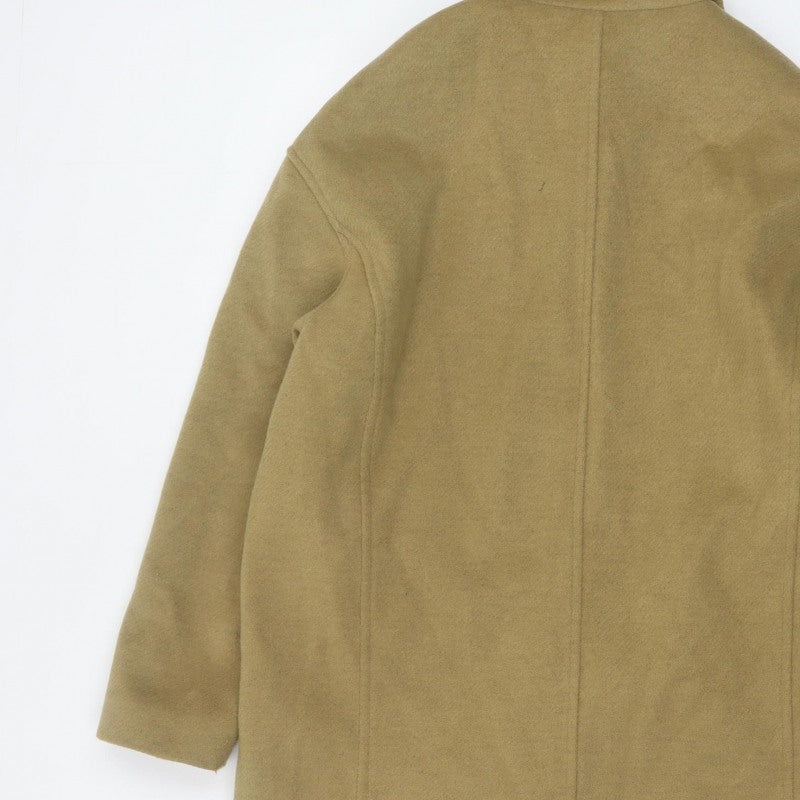 Marks and Spencer Women’s Brown Size 12 Long Button Overcoat