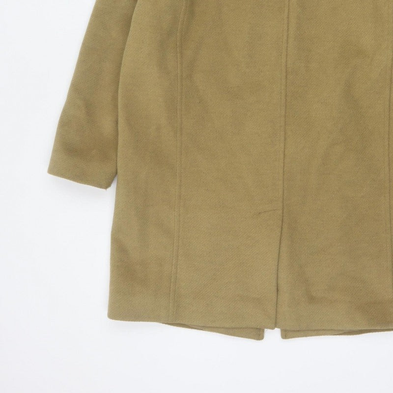 Marks and Spencer Women’s Brown Size 12 Long Button Overcoat