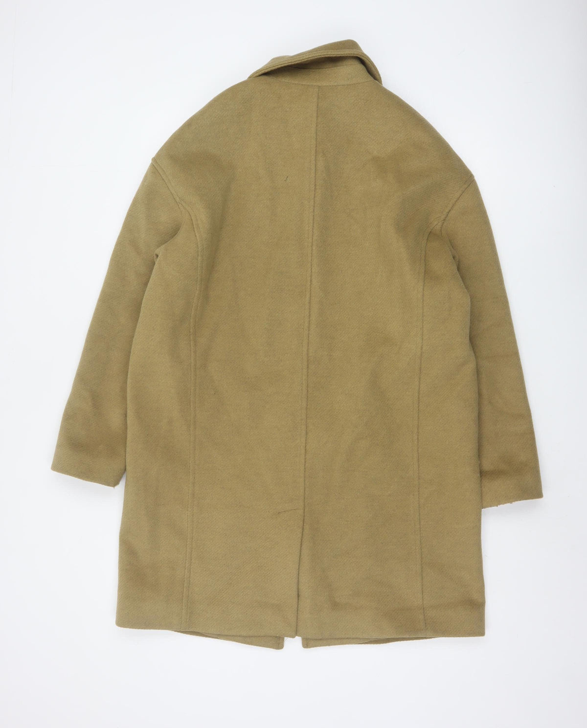 Marks and Spencer Women’s Brown Size 12 Long Button Overcoat