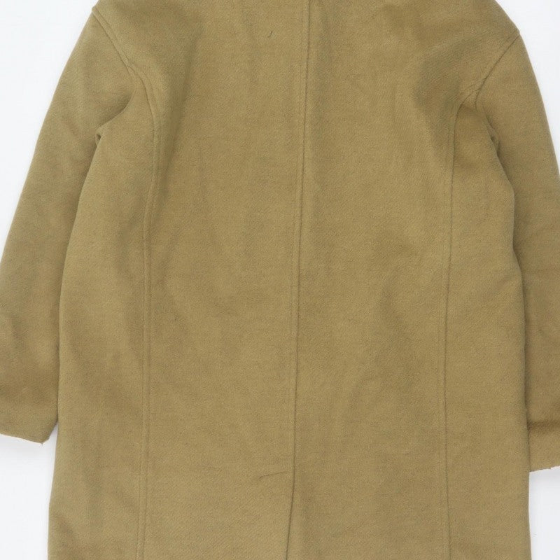 Marks and Spencer Women’s Brown Size 12 Long Button Overcoat