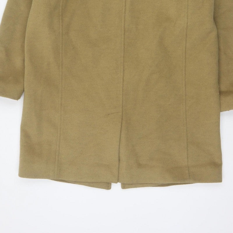 Marks and Spencer Women’s Brown Size 12 Long Button Overcoat