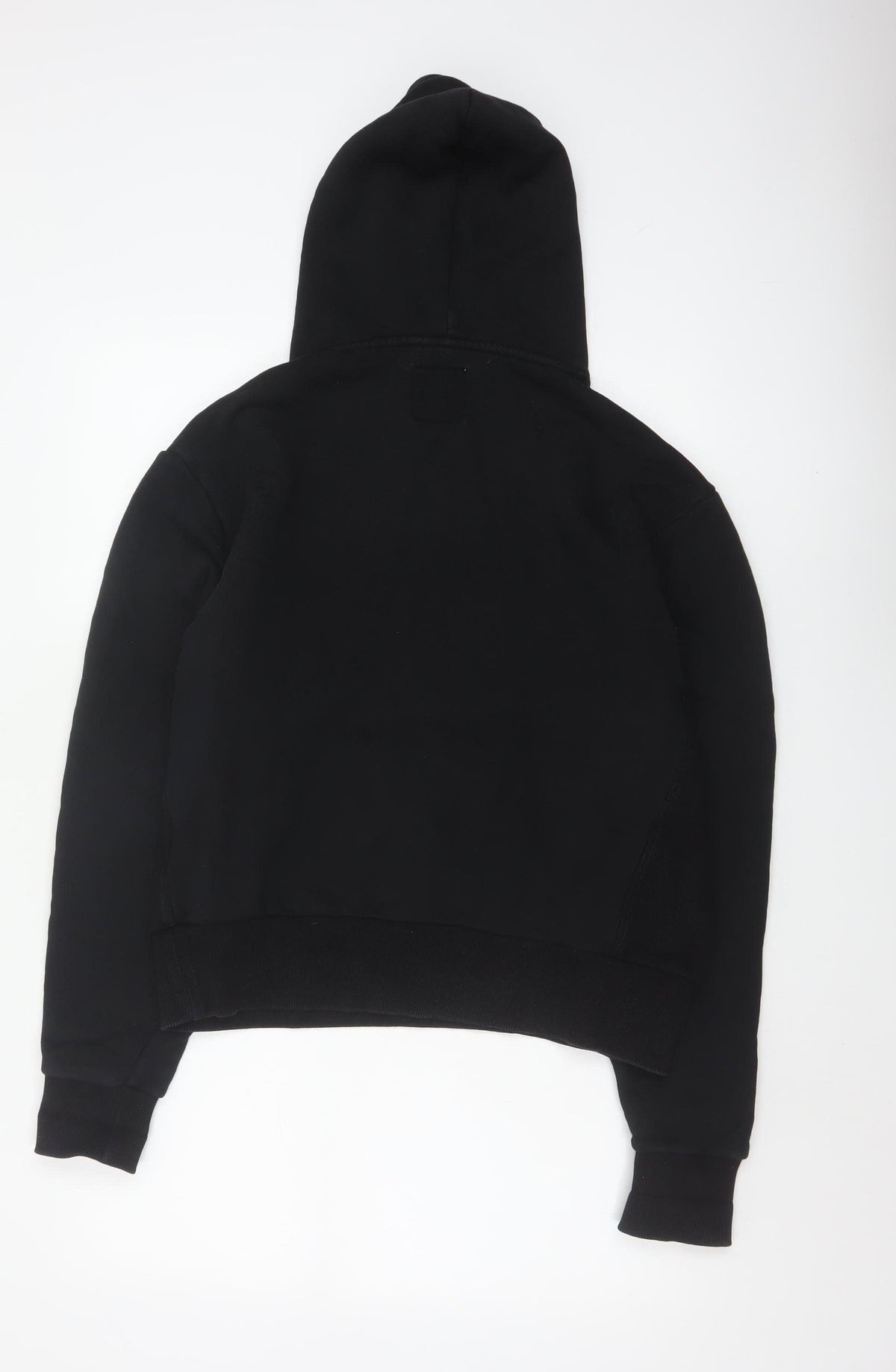 Shoe Ba Loo Women’s Black M Pullover Hoodie Blue Logo 100% Cotton