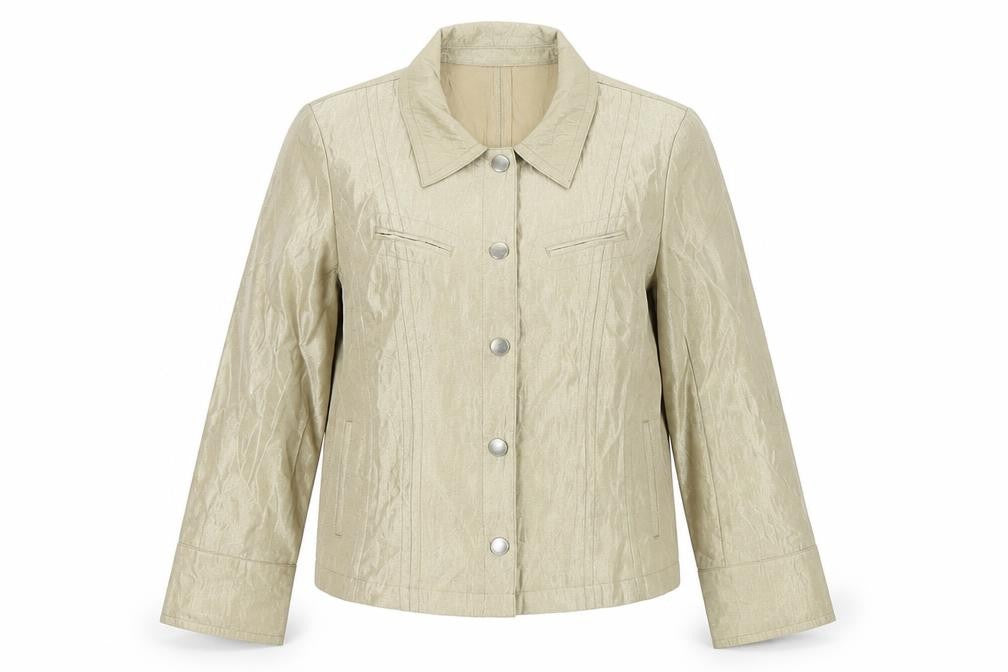 Tribal Women’s Beige Size 10 Tailored Lined Five Button Blazer
