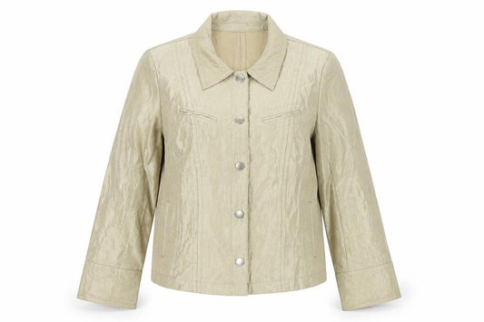 Tribal Women’s Beige Size 10 Tailored Lined Five Button Blazer