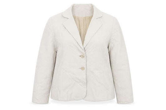 Bonmarché Women’s Beige Linen Blend Blazer UK 18 Single-Breasted