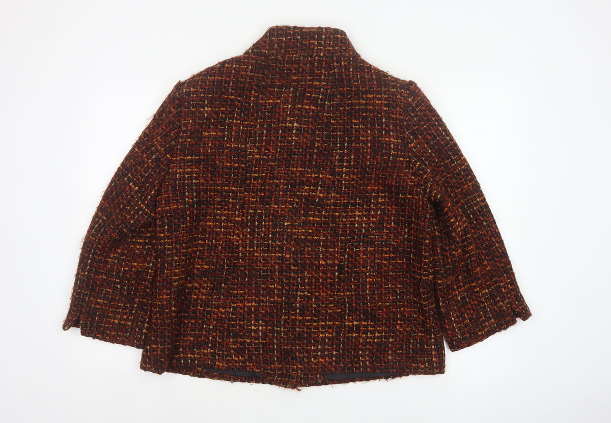 Gerry Weber Womens Multicoloured UK 16 Tweed Basic Jacket