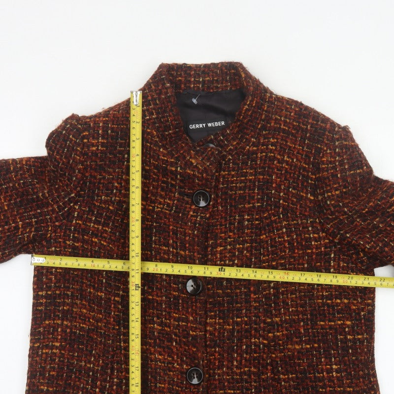 Gerry Weber Womens Multicoloured UK 16 Tweed Basic Jacket