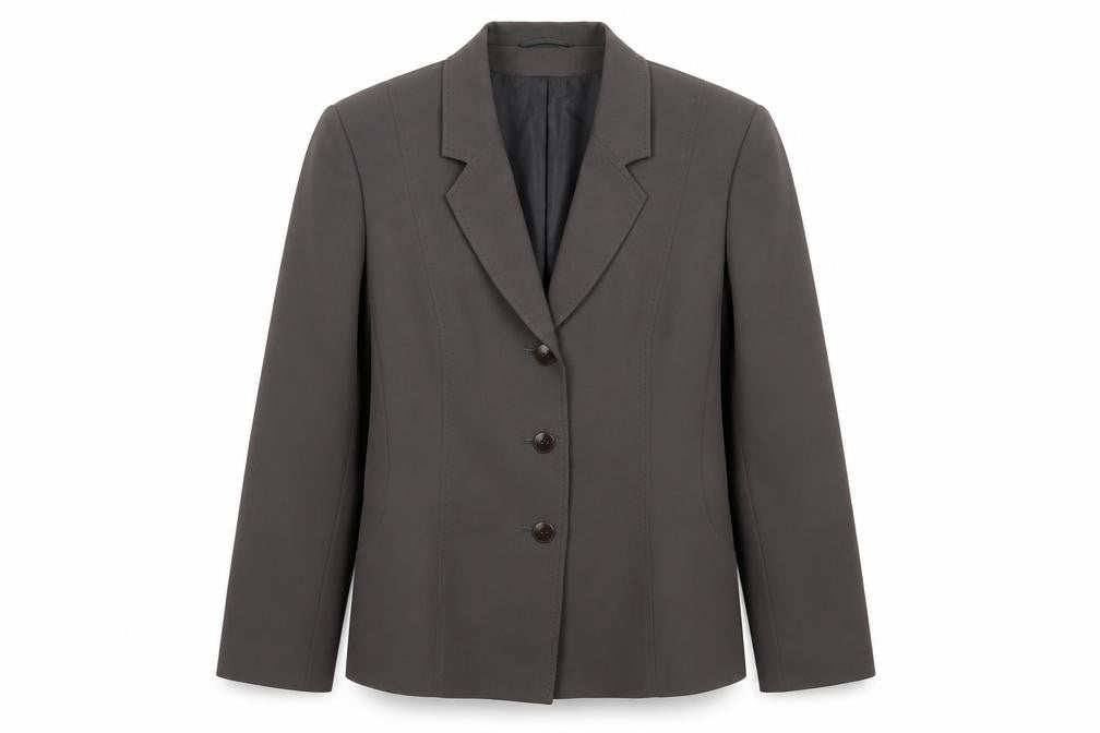 Eastex Women’s Brown UK 12 Tailored 3 Button Lined Blazer Jacket