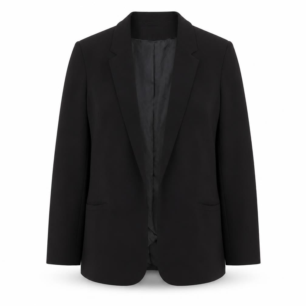 H&M Women’s Black UK 14 Regular Tailored Lined Blazer Jacket