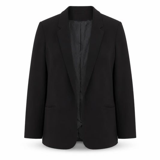 H&M Women’s Black UK 14 Regular Tailored Lined Blazer Jacket
