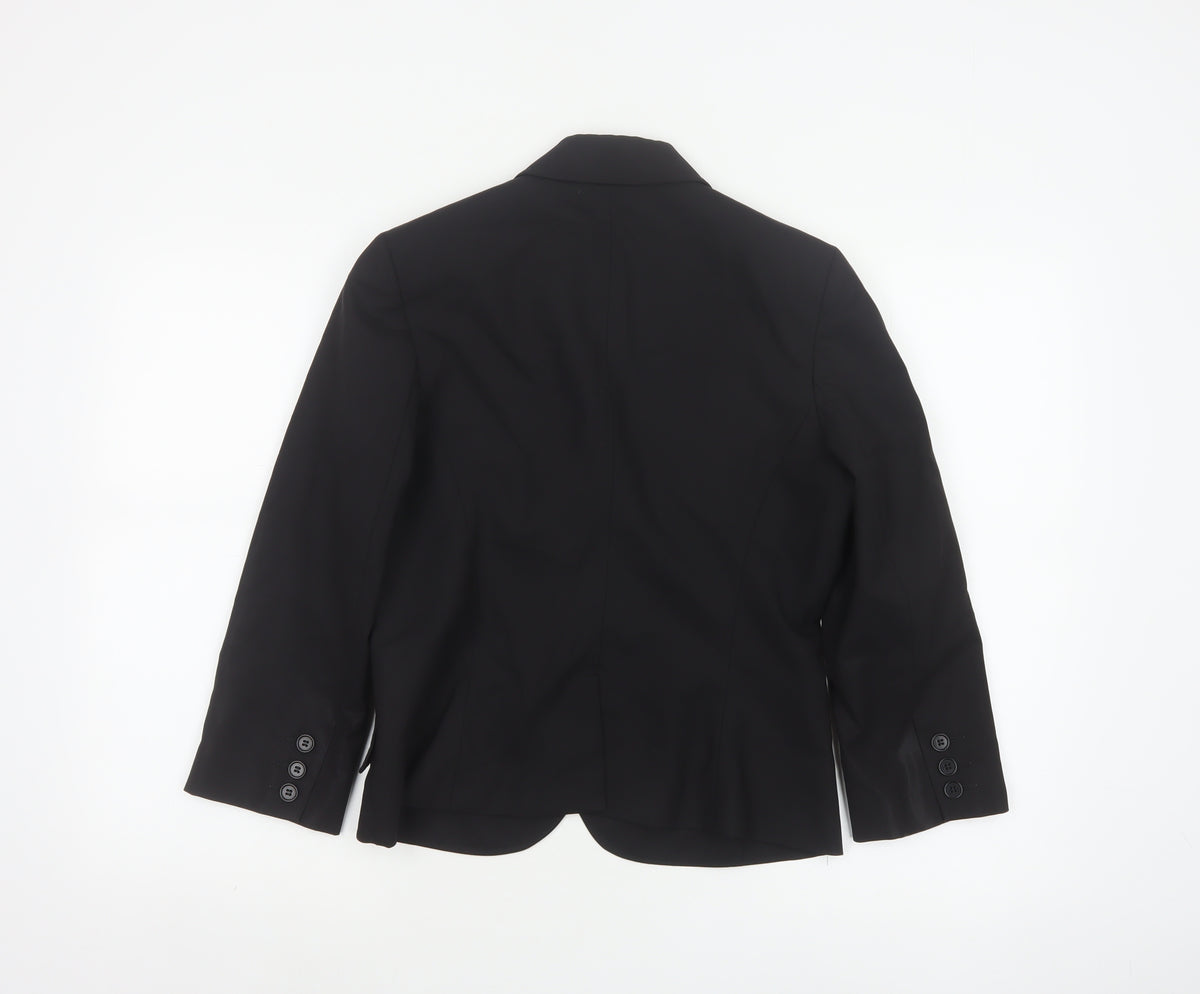 Paul Smith Women’s Black Blazer UK 14 Single-Breasted Lined