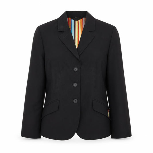 Paul Smith Women’s Black Blazer UK 14 Single-Breasted Lined