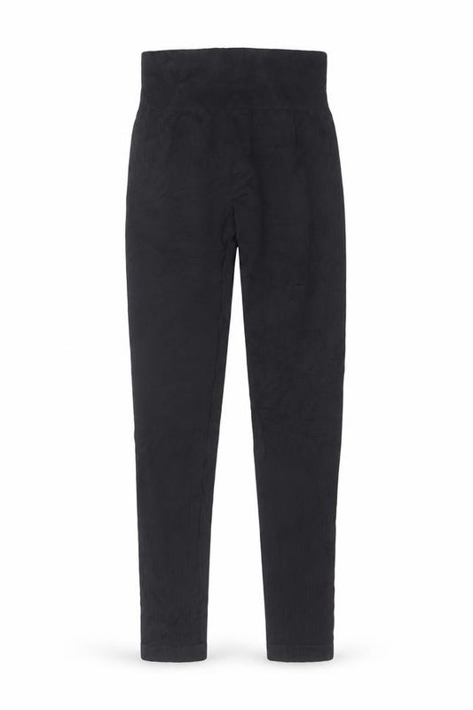 M&S Women Black Large High Waist Compression Stretch Leggings