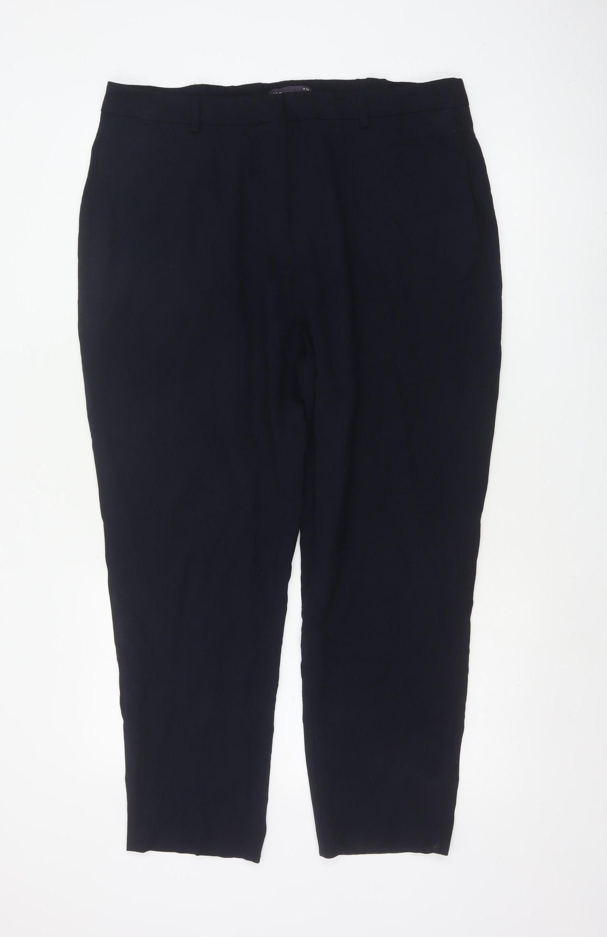 Marks & Spencer Women’s Blue Size 18 Tapered Stretch Work Trousers