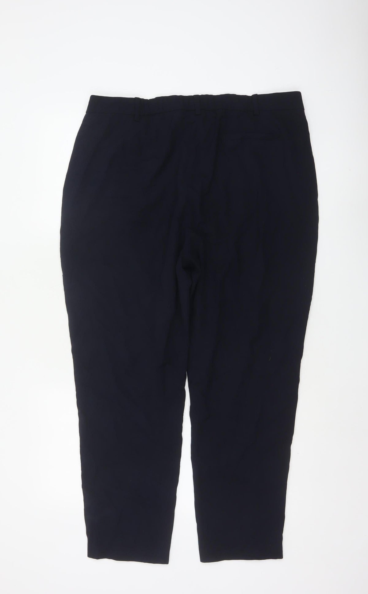 Marks & Spencer Women’s Blue Size 18 Tapered Stretch Work Trousers