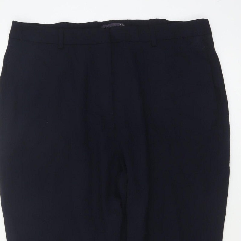 Marks & Spencer Women’s Blue Size 18 Tapered Stretch Work Trousers