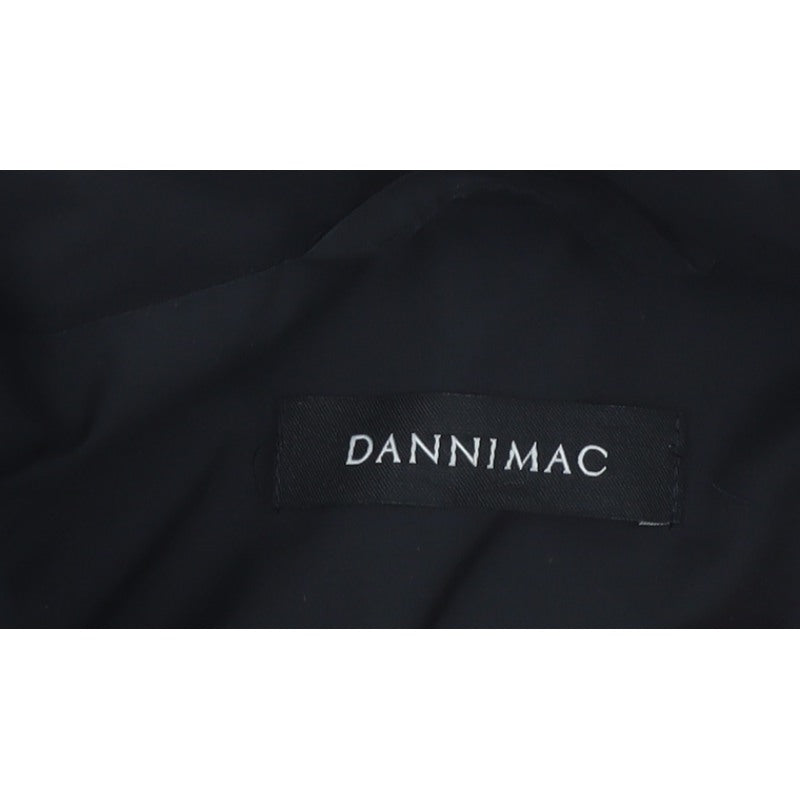 Dannimac Women’s Black M Long Puffer Coat Quilted Zip
