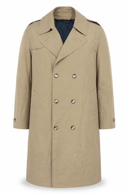 Sterlingwear of Boston Men’s Beige 42 Vintage Trench Coat USA